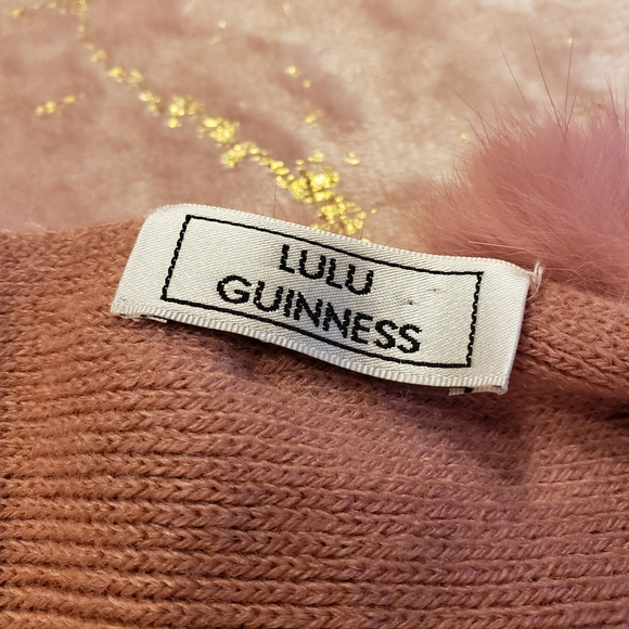 LULU Guinness Dusty Pink Poncho - Picture 3 of 8